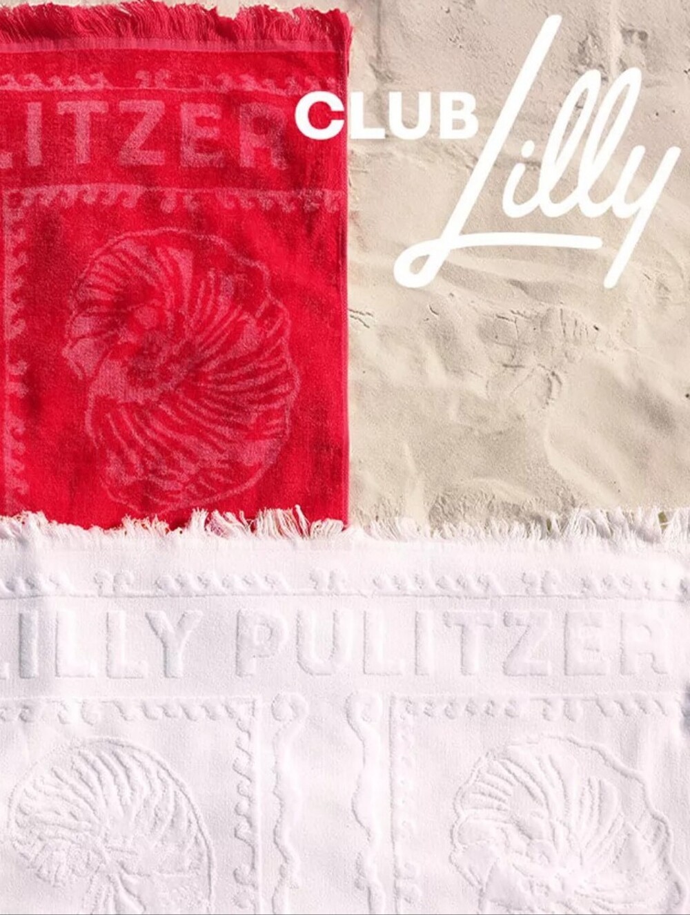 Lilly Pulitzer Club Lilly Jacquard Towel - Picture 4 of 5
